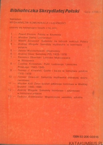 Polskie eskadry w Wojnie Obronnej 1939. JERZY PAWLAK