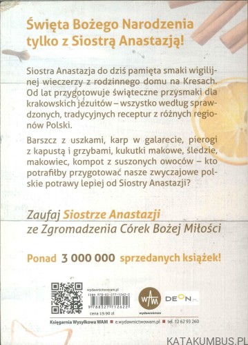 Świąteczne przepisy Siostry Anastazji. SIOSTRA ANASTAZJA