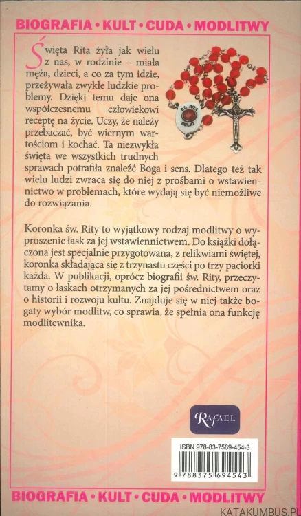 Koronka do św. Rity. MAŁGORZATA PABIS