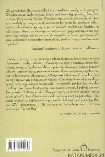 Droga krzyżowa w katedrze św. Jadwigi w Berlinie. HANS URS VON BALTHASAR, JOSEF HEGENBARTH