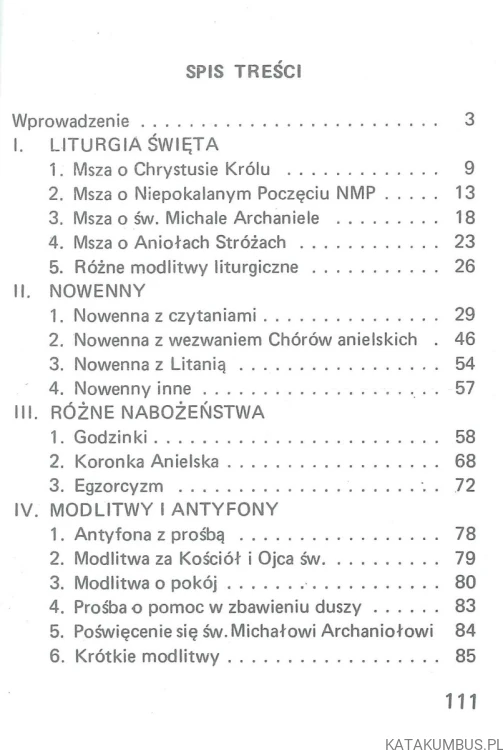 Nabożeństwo do Świętego Michała Archanioła i Aniołów. PRACA ZBIOROWA