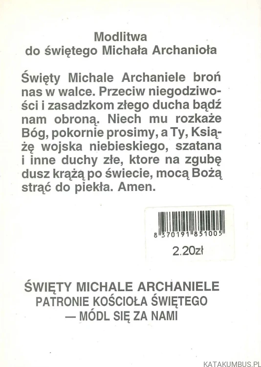 Nowenna do Świętego Michała Archanioła i Aniołów. PRACA ZBIOROWA
