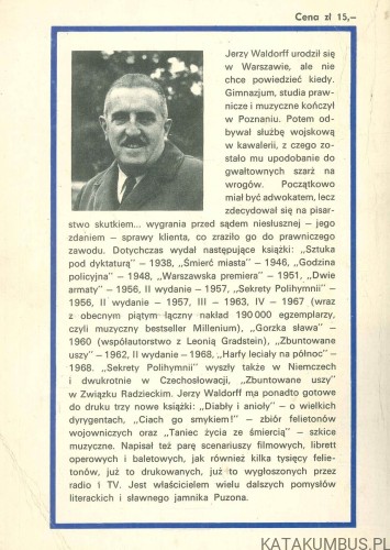 Sekrety Polihymnii. JERZY WALDORFF