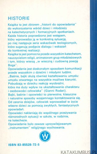Historie. Katecheza w opowiadaniach. BRUNO FERRERO