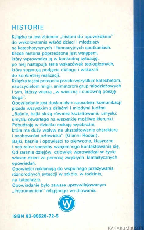 Historie. Katecheza w opowiadaniach. BRUNO FERRERO