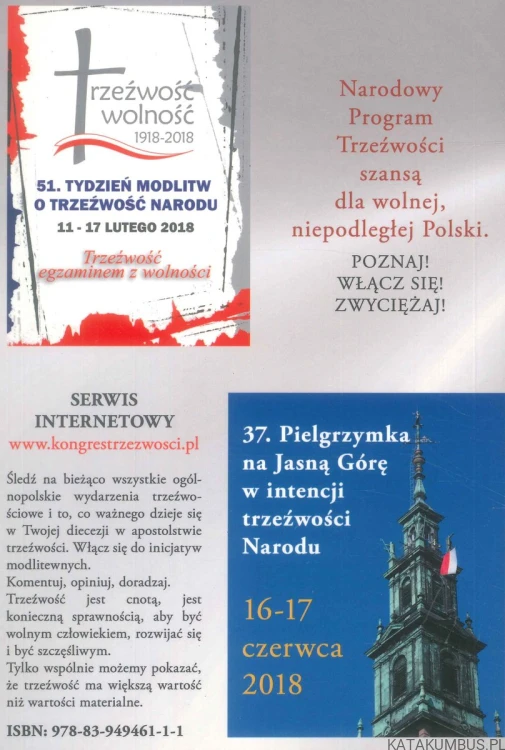 Apostoł trzeźwości. Vademecum apostolstwa trzeźwości 2018. Trzeźwość egzaminem z wolności. PRACA ZBIOROWA