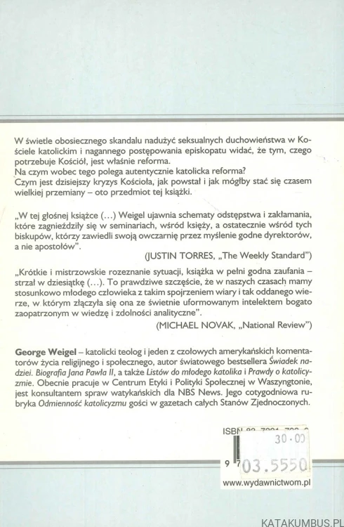 Odwaga bycia katolikiem. GEORGE WEIGEL