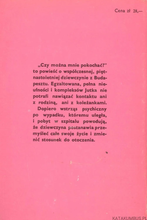 Czy można mnie pokochać?. JUDIT G. SZABÓ
