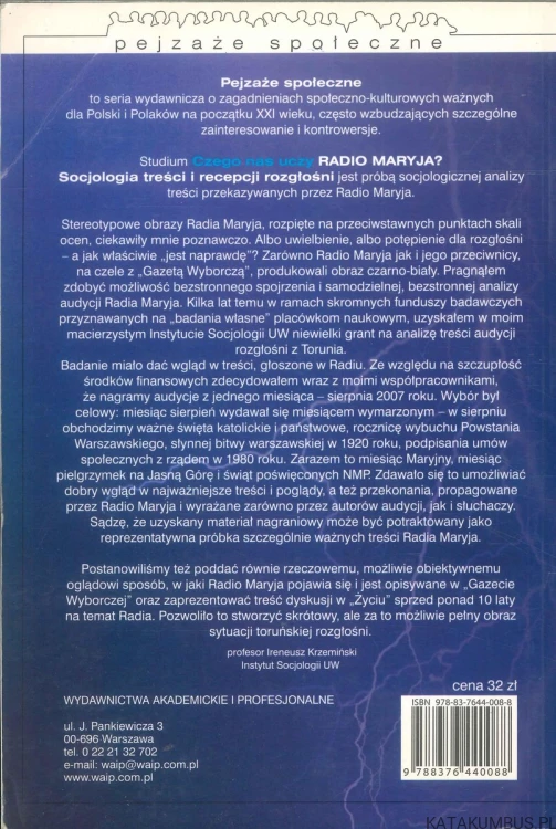 Czego nas uczy Radio Maryja?. PRACA ZBIOROWA