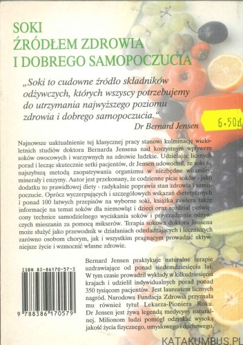 Soki dla zdrowia. BERNARD JENSEN