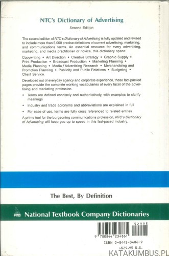 NTC's dictionary of advertising. PRACA ZBIOROWA