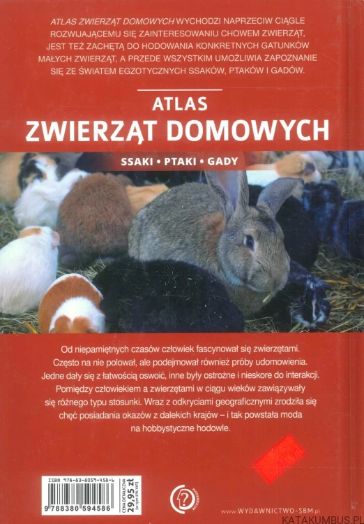 Atlas zwierząt domowych. Ssaki, ptaki, gady. PRACA ZBIOROWA