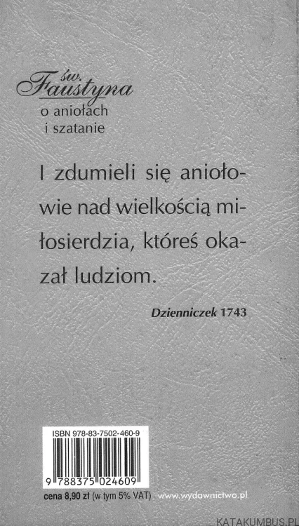 Św. Faustyna o aniołach i szatanie. PRACA ZBIOROWA