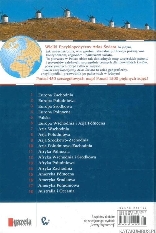 Wielki encyklopedyczny atlas świata. Tom 1. Europa zachodnia. PRACA ZBIOROWA