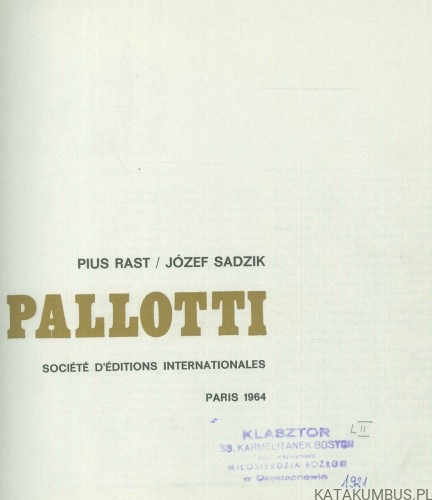 Pallotti. PIUS RAST