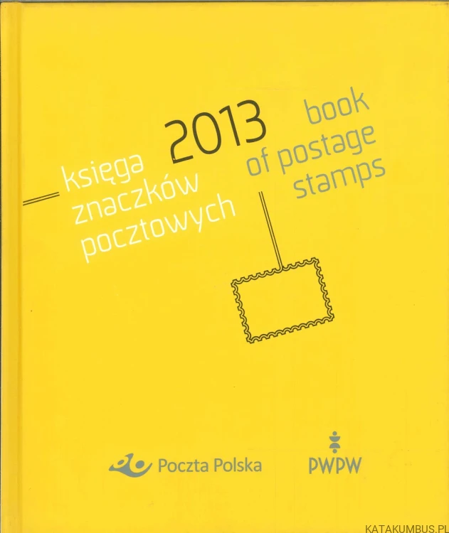Księga znaczków pocztowych 2013 (ze znaczkami). POCZTA POLSKA
