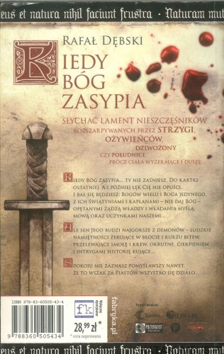 Kiedy Bóg zasypia. RAFAŁ DĘBSKI