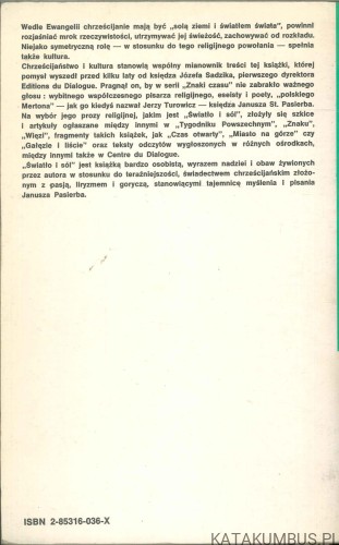Światło i sól. JANUSZ STANISŁAW PASIERB