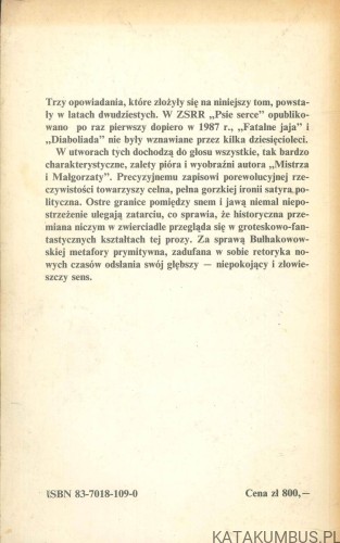 Opowiadania.. MICHAŁ BUŁHAKOW