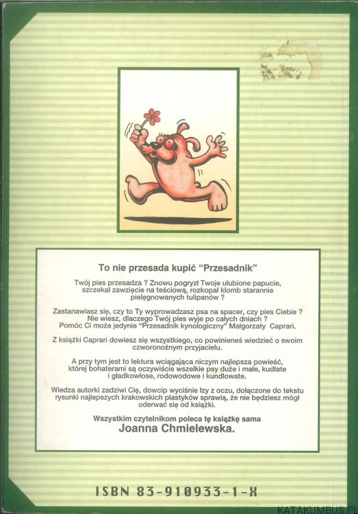 Przesadnik kynologiczny czyli jak wytrzymać z każdym psem. MAŁGORZATA CAPRARI