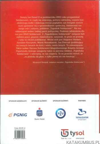 Solidarność tygodnik 35 lat. Odkłamujemy historię najnowszą. PRACA ZBIOROWA