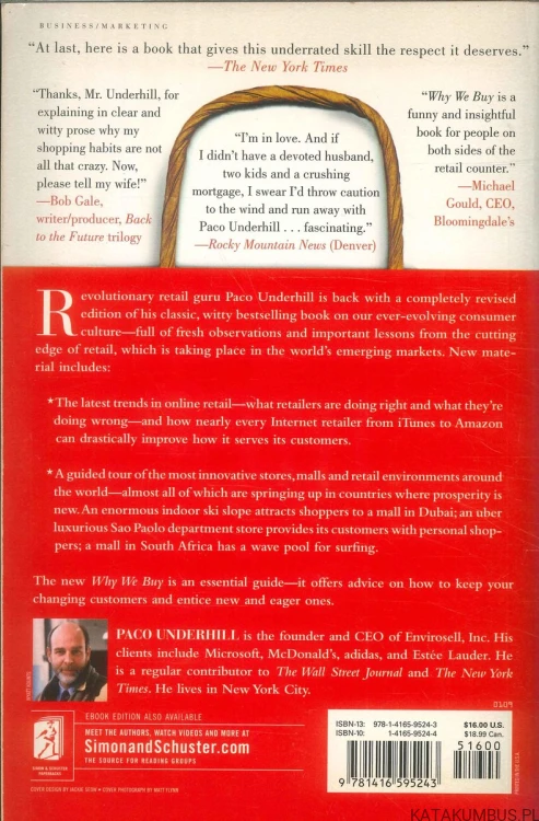 Why we buy. The science of shopping. PACO UNDERHILL