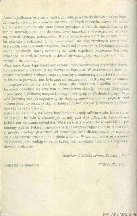 Ostatnia z rodu. PAWEŁ JASIENICA