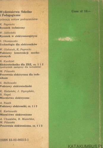 Podstawy automatyki dla elektroników. MARIA JASTRZĘBSKA