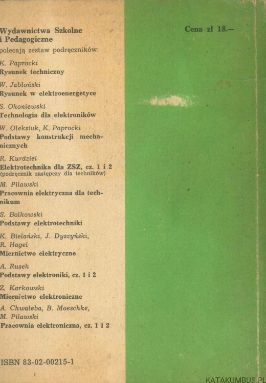 Podstawy automatyki dla elektroników. MARIA JASTRZĘBSKA
