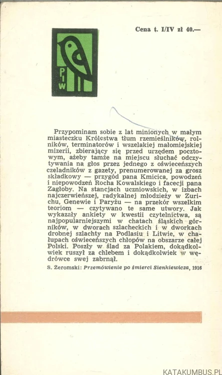 Potop. Tom III. HENRYK SIENKIEWICZ