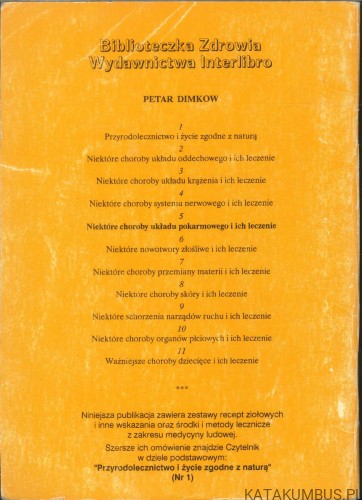 Niektóre choroby układu pokarmowego i ich leczenie. PETAR DIMKOW