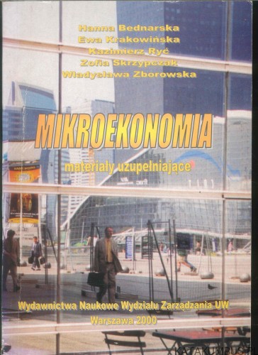 Mikroekonomia - materiały uzupełniające. PRACA ZBIOROWA