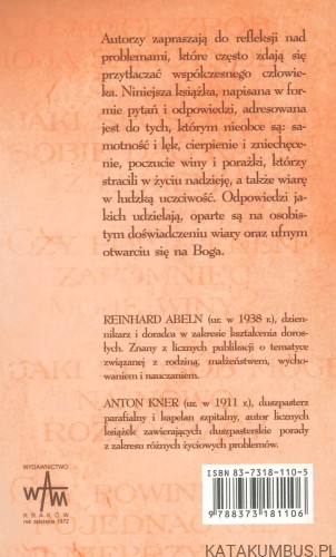 Odpowiedzi na pytania stawiane przez życie. REINHARD ABELN, ANTON KNER