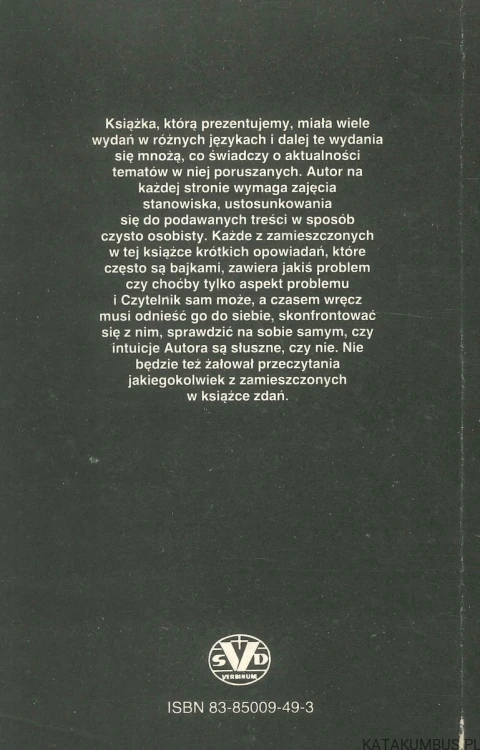 Śpiew ptaka. ANTHONY DE MELLO SJ