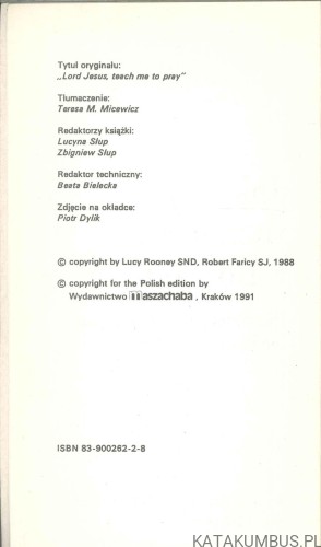 Jak rozmawiać z Bogiem?. LUCY ROONEY, ROBERT FARICY