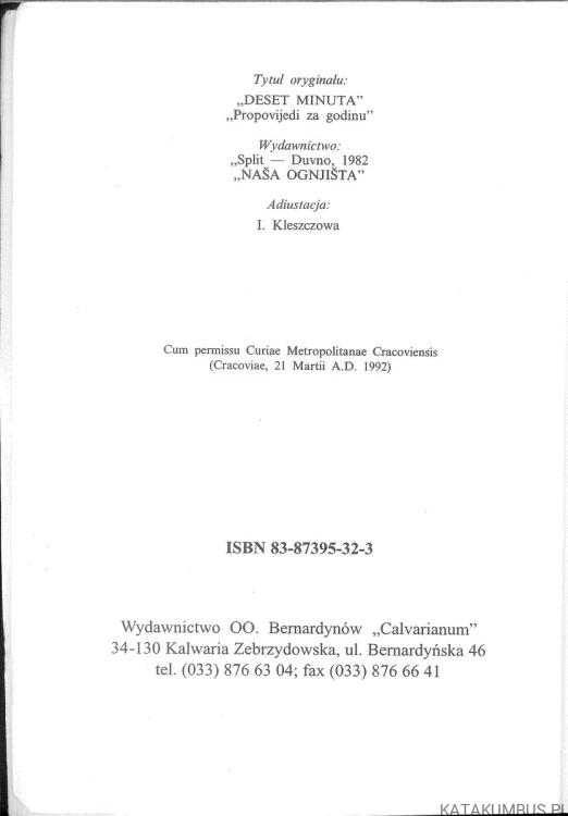 Dziesięć minut na ambonie. Kazania na rok B. IVO BAGARIĆ OFM
