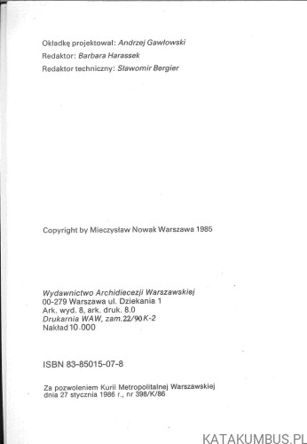 Żyć Mszą Świętą. KS. MIECZYSŁAW NOWAK