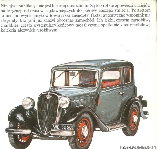 Kolekcja starych samochodów. ALEKSANDER MARIAN ROSTOCKI
