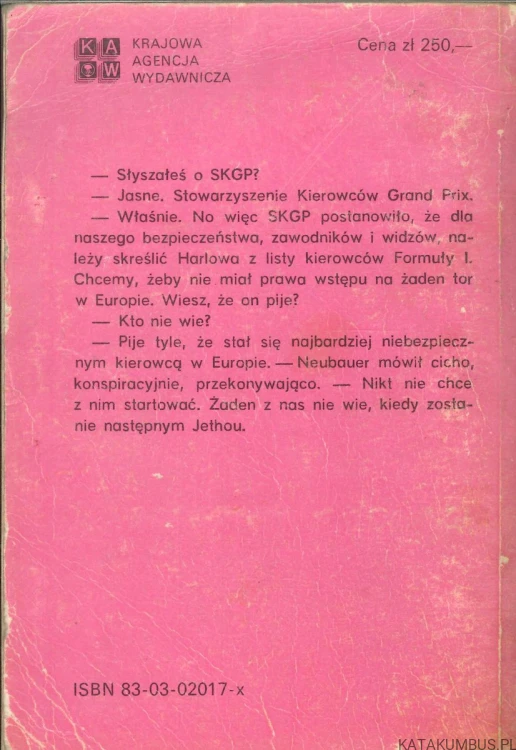 Jedynym wyjściem jest śmierć. ALISTAIR MACLEAN