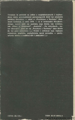 Przybysz z Narbony. JULIAN STRYJKOWSKI