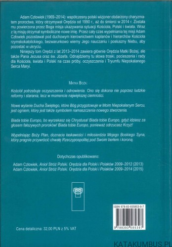 Oto czynię wszystko nowe. Orędzia z lat 2013–2014. ADAM CZŁOWIEK