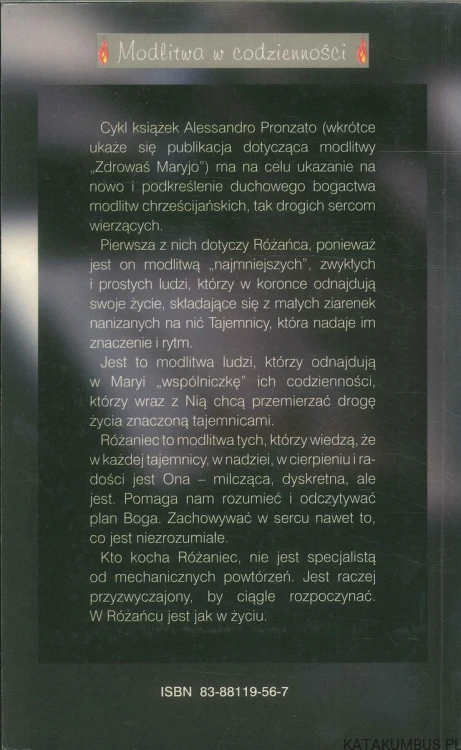 Różaniec rozważania. ALESSANDRO PRONZATO