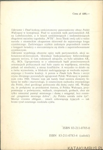 Polska walcząca (1939-1945) t. 5-6: Uderzenie / Finał. JERZY ŚLASKI