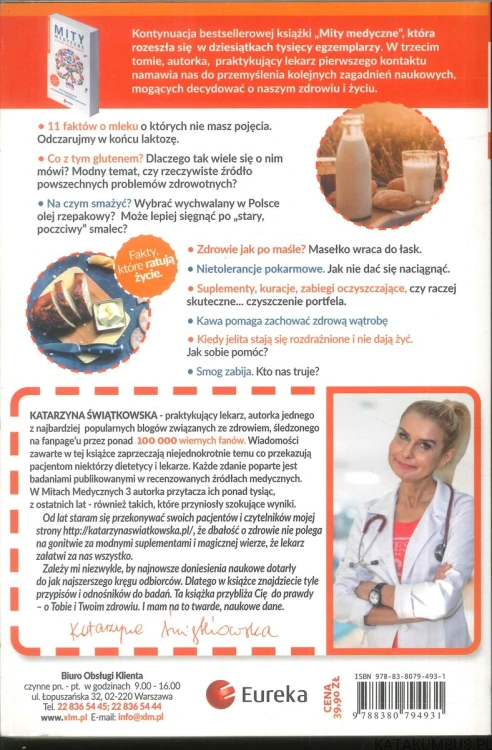 Mity medyczne 3, które mogą zabić. KATARZYNA ŚWIĄTKOWSKA