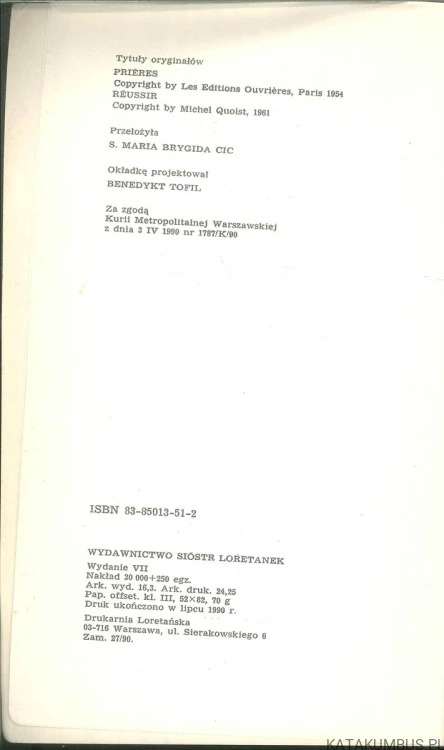 Modlitwa i czyn. MICHEL QUOIST