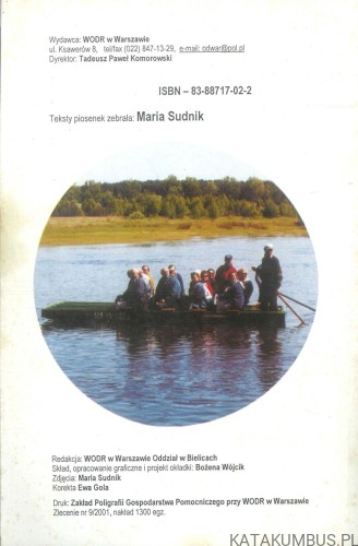 Śpiewnik agroturystyczny. MARIA SUDNIK