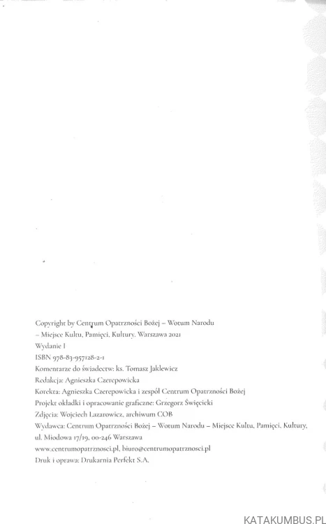 Z łaski Opatrzności 3. TOMASZ GOŁĄB, KSIĄDZ TOMASZ JAKLEWICZ