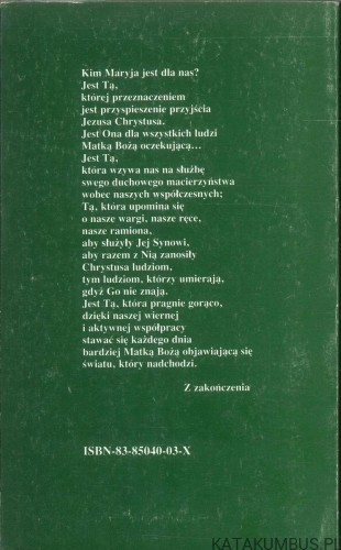Kim jest Ona? Synteza mariologii. KARDYNAŁ LEON-JOSEPH SUENENS