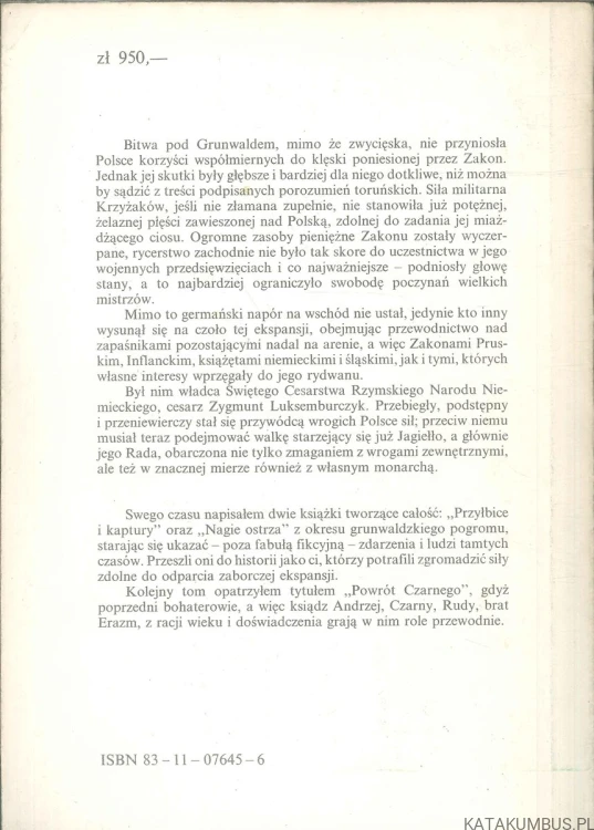 Powrót Czarnego. KAZIMIERZ KORKOZOWICZ