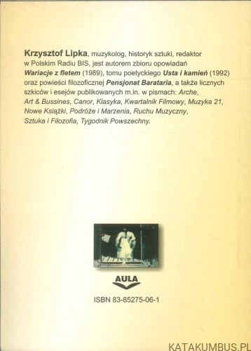 Elegie moszczenickie. KRZYSZTOF LIPKA